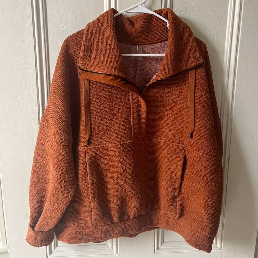 Calia zip Placket Sweatshirt